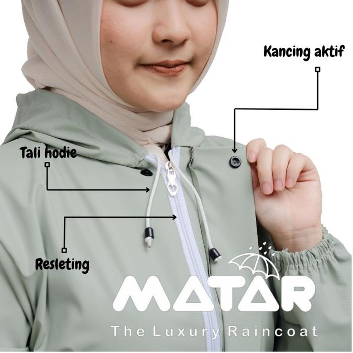  Matar Jas Hujan Gamis Syar'i Muslimah Jumbo