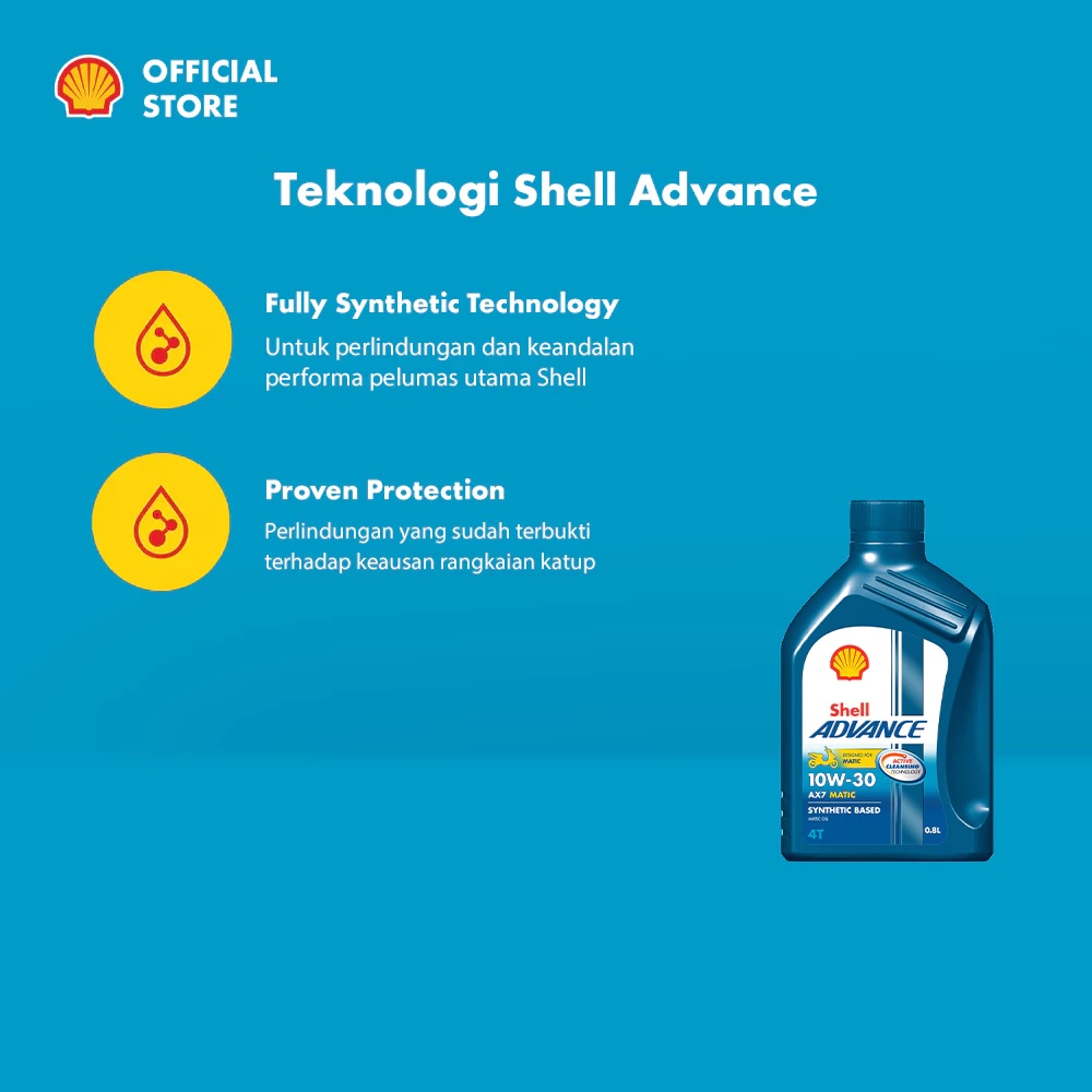 Shell Indonesia Shell Advance AX7 Scooter 10W-30