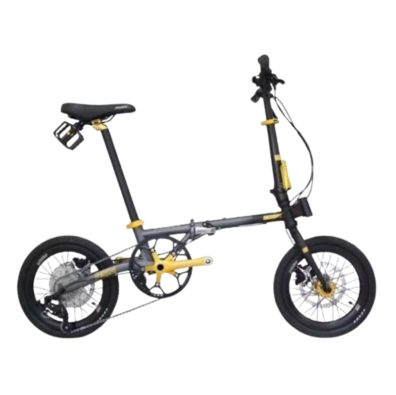 Maximo Piegare Folding Bike 9 Speed RION Chromoly 1