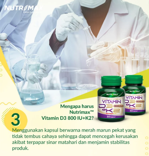Suryaprana Nutrisindo Nutrimax™ Water Dispersible Vitamin D3 + K2