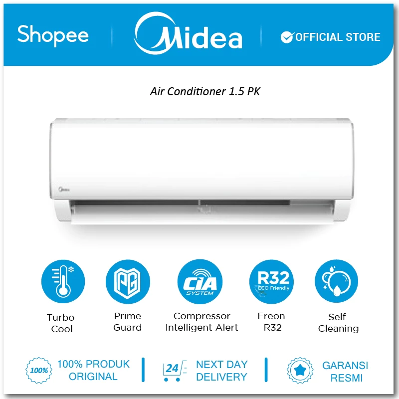 Midea Midea 1.5 PK Standard AC XtremeDura MSAF-12CRN2X
