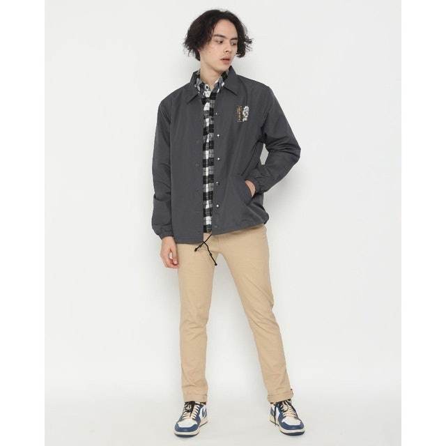 Coach Jacket Art Of Peace Dark Grey 4