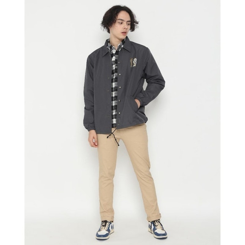 Coach Jacket Art Of Peace Dark Grey 4
