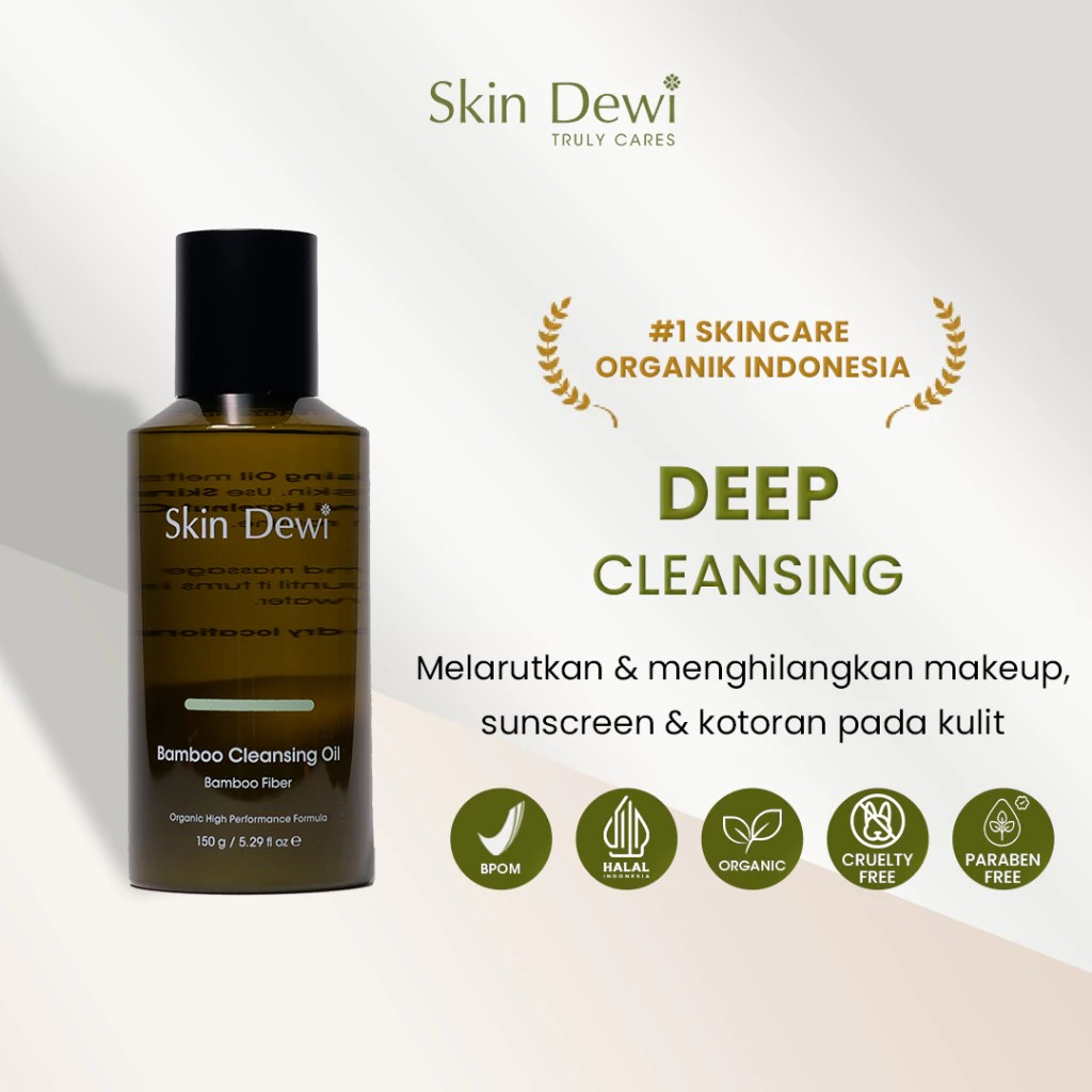 Saridewi Natural Kosmetik Skin Dewi Bamboo Cleansing Oil 