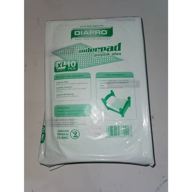 Diapro Underpad Popok Alas Anti Bakteri