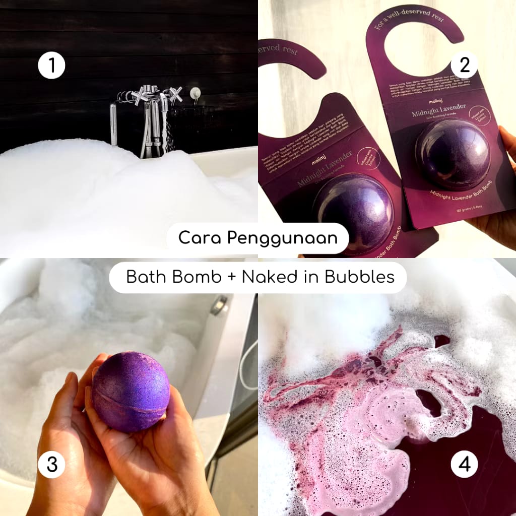 Mari Sini Bermimpi Maiimi Midnight Lavender Bath Bomb Only