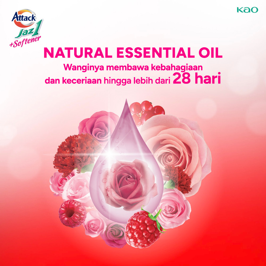 Jaz1 Deterjen Cair + Softener Romantic Purple Blossom  4
