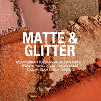 O.TWO.O Love Mark 9 Color Eyeshadow Palette - Sunset Dunes 3