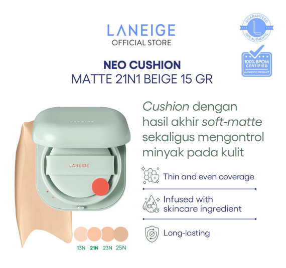 AmorePacific LANEIGE NEO Cushion Matte 21N Beige