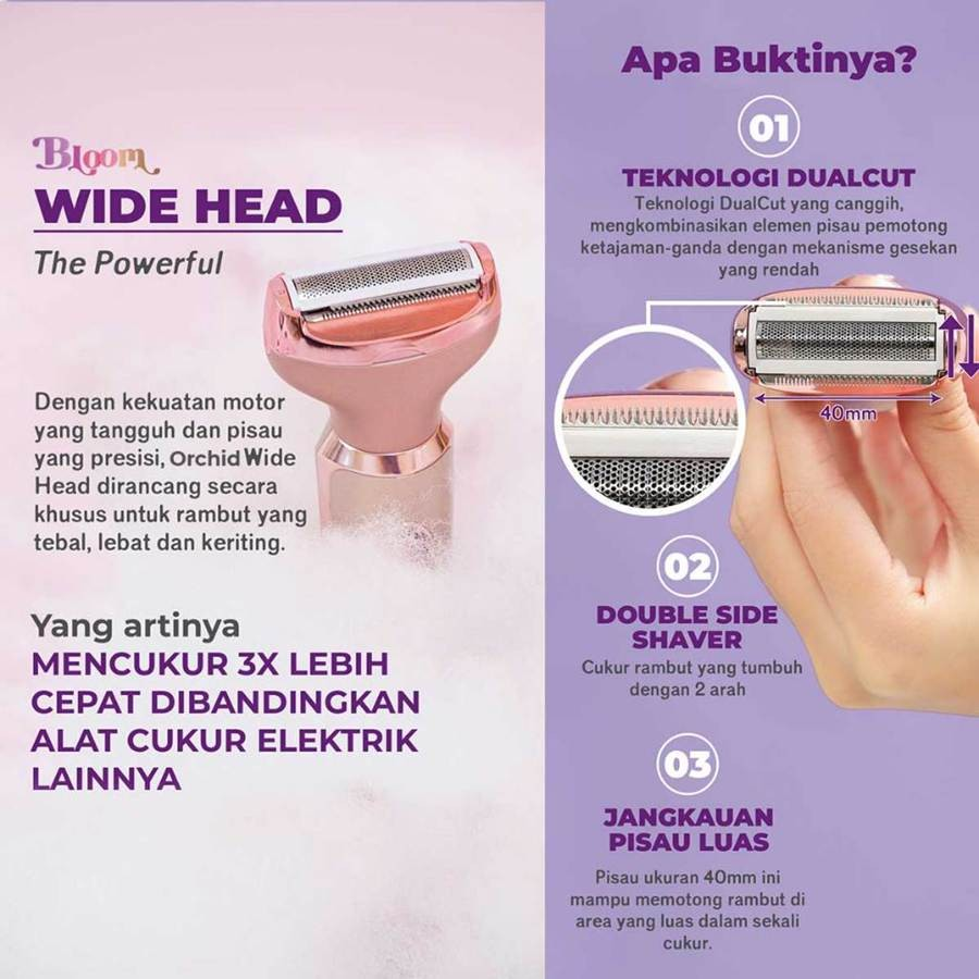 BLOOM Indonesia BLOOM Orchid Lady Shaver 