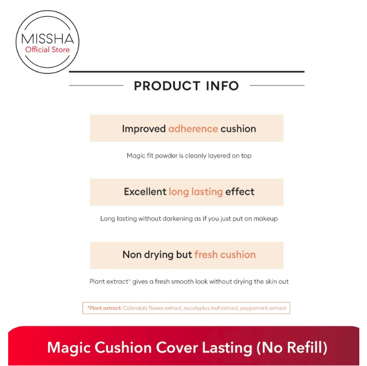 ABLE C&C MISSHA Magic Cushion Cover Lasting