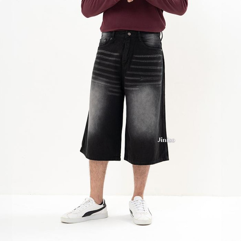 JINISO Jorts Baggy Short Jeans Pria 2