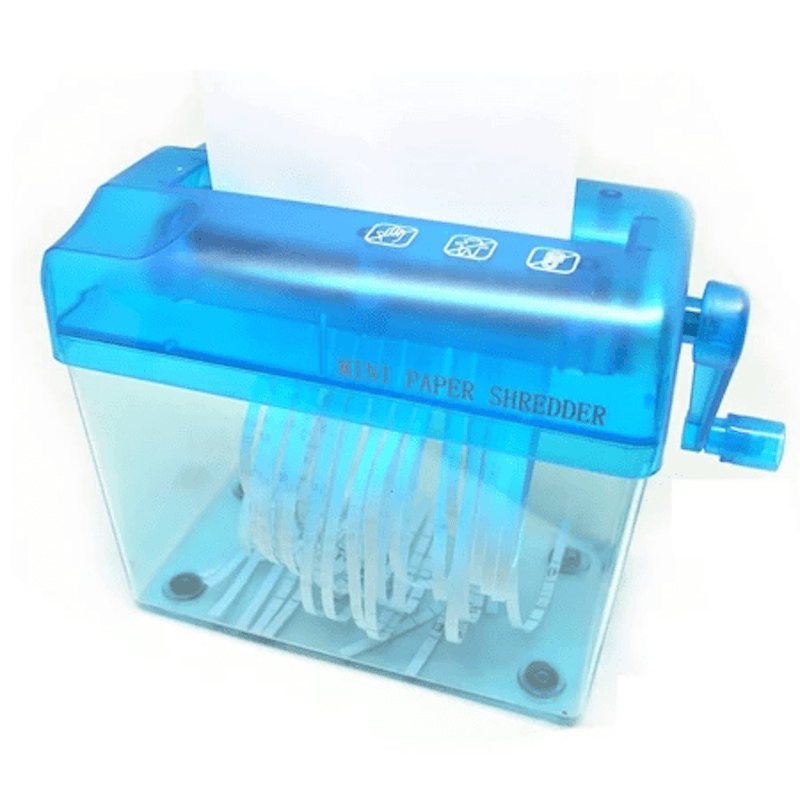 Hand Operated Paper CD Card Shredder 1