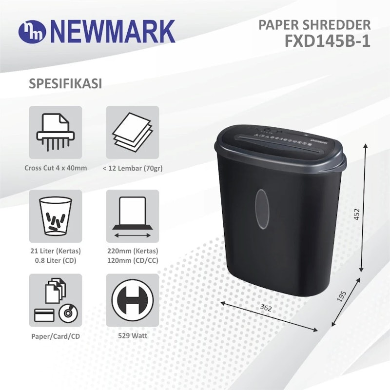 Newmark Paper Shredder 3