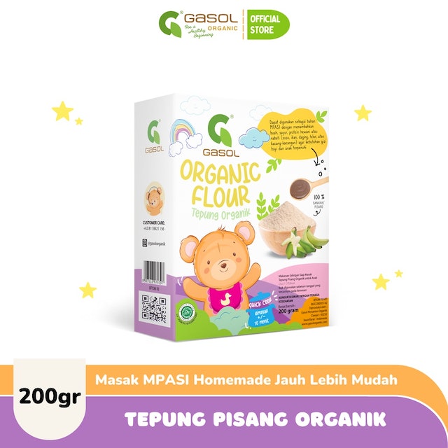 Gasol Organik Tepung Pisang 