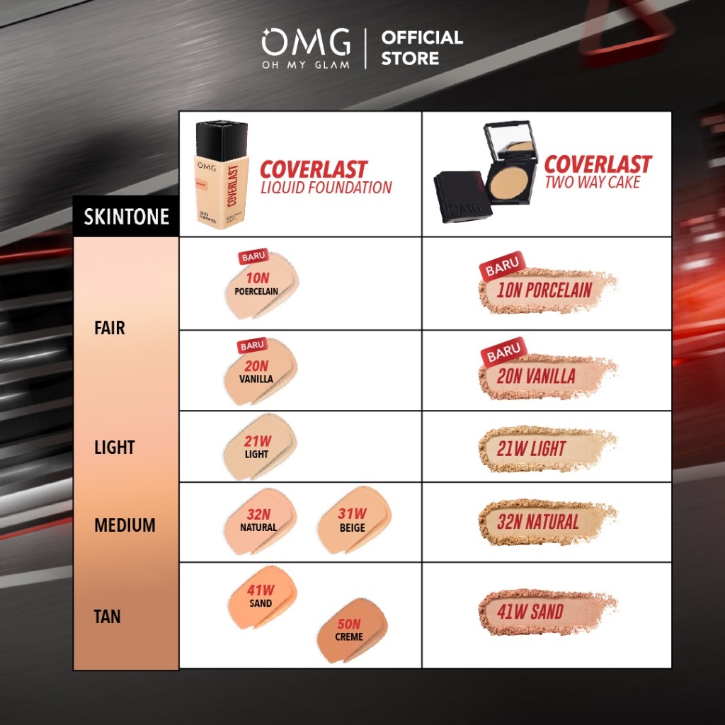 Paragon Technology and Innovation OMG Coverlast Liquid Foundation 32 N Natural