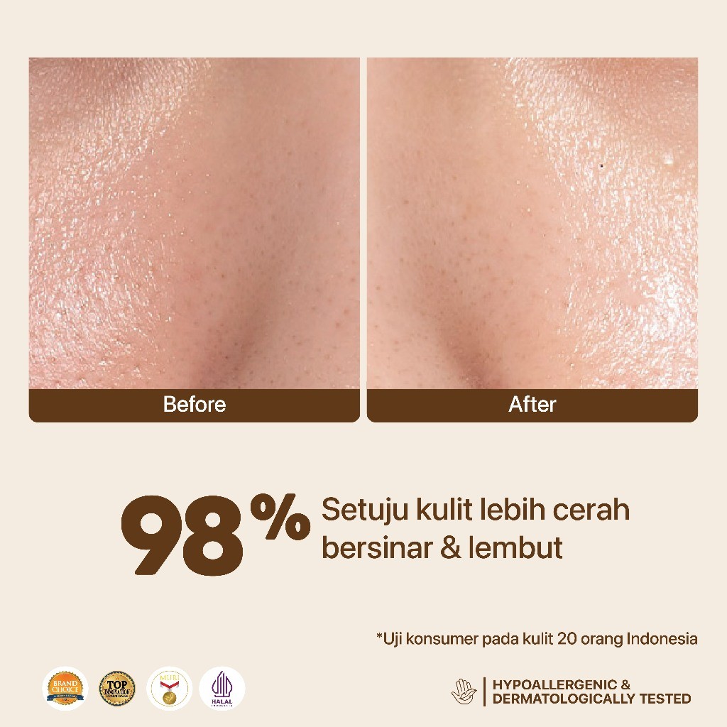 Penta Natural Kosmetindo N'PURE Licorice Bright & Glow Potion of Light Serum