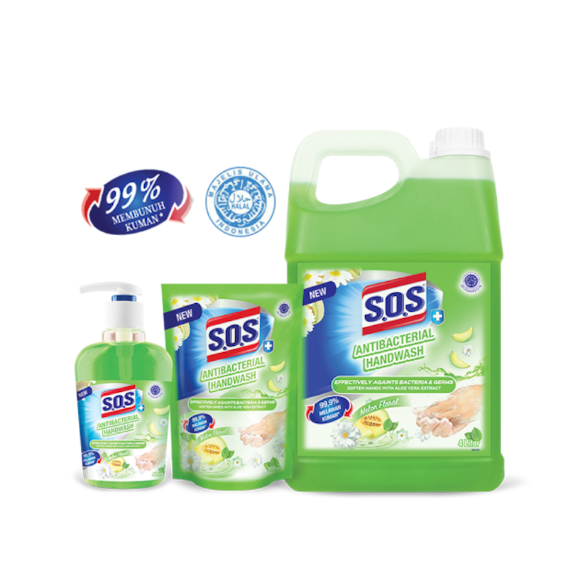 SOS Hand Soap Fragrance Anti Bacterial 2