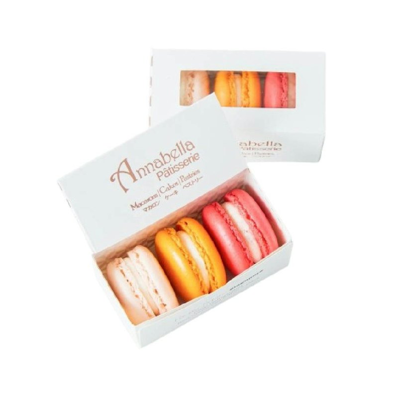 Annabella Patisserie 3 pcs Assorted Macarons in Gift Box 1