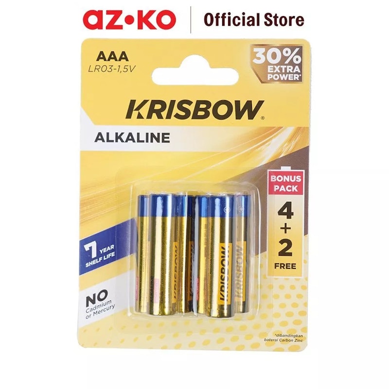 Baterai Alkaline AAA 3