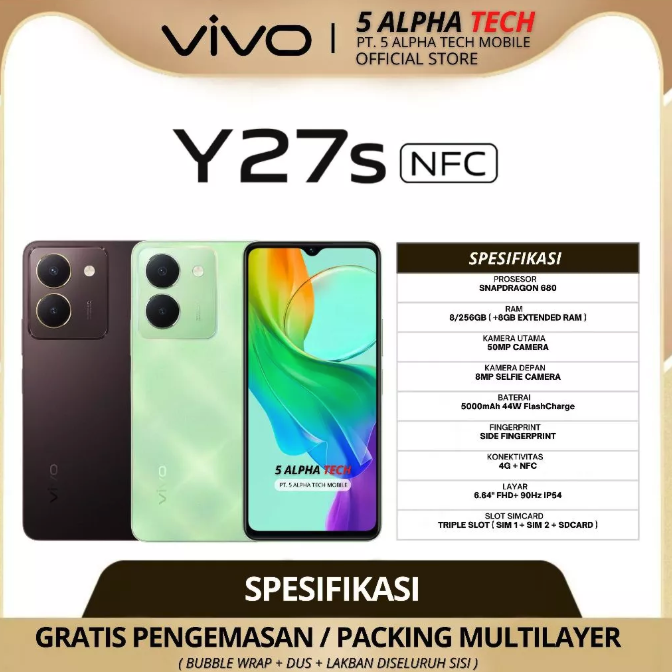 Vivo Mobile Indonesia vivo Y27s (8/256GB)