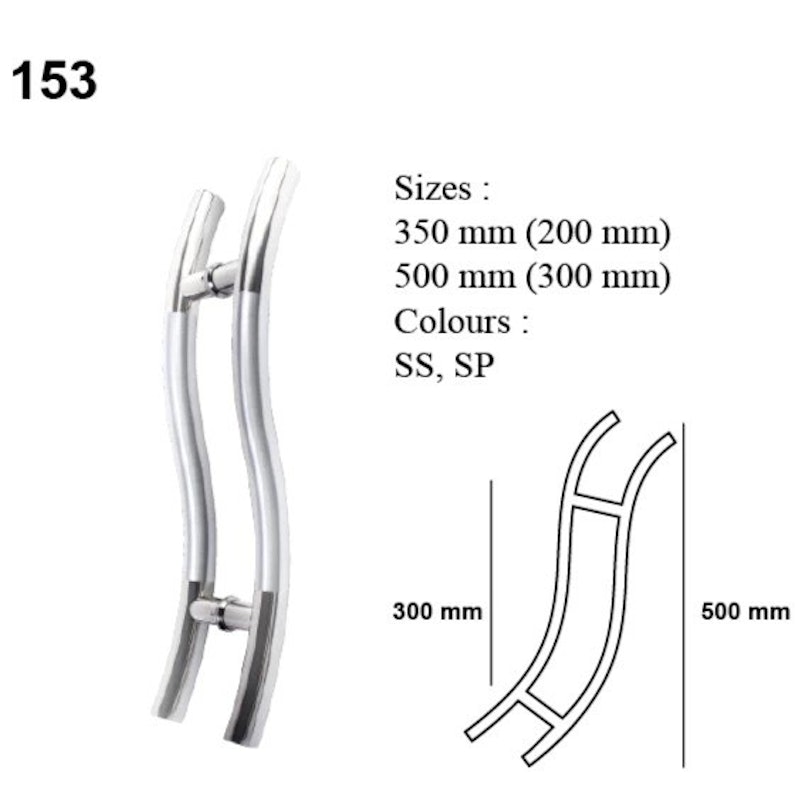 SES Pull Handle 500mm SP Sus 304 2