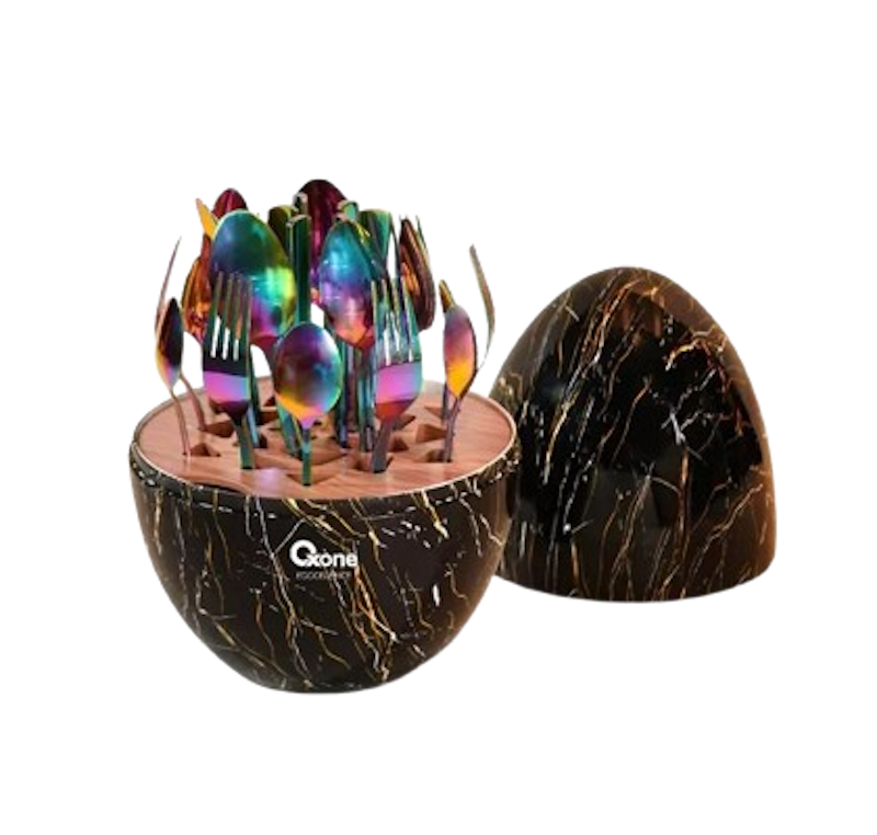 Oxone Eggcelence Stainless Steel Cutlery Set Rainbow OX5500