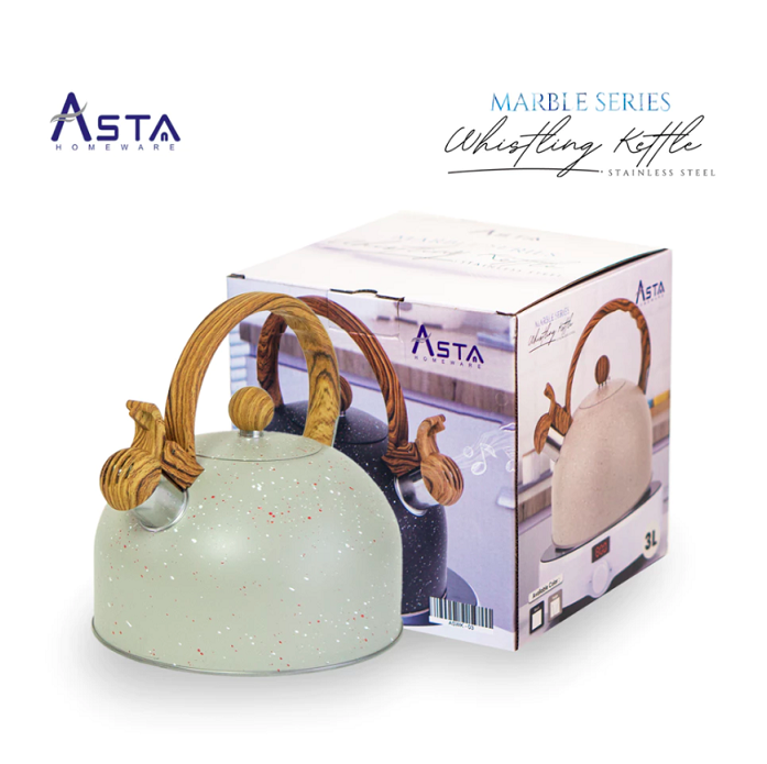 Asta Homeware  ASTA Whistling Kettle Marble