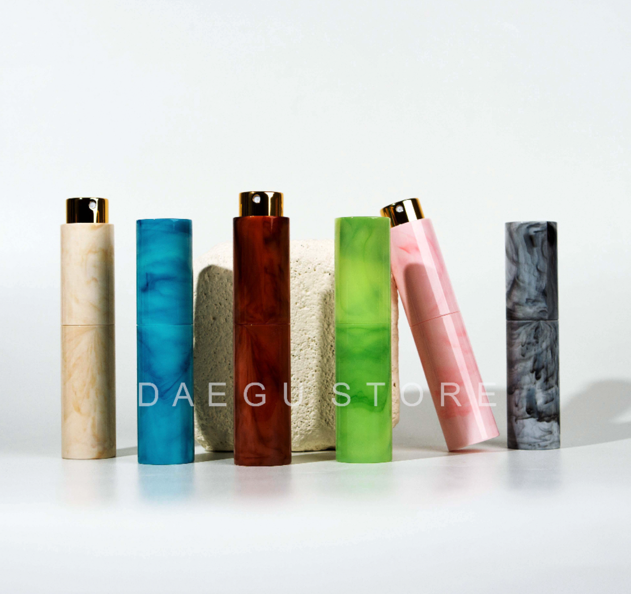  Daegu Store Botol Parfum Twist and Spray Marble/Marmer Edition