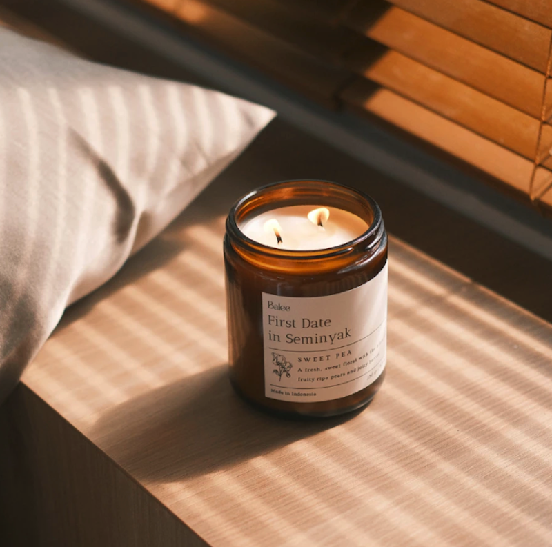 BALEE Sweet Pea First Date in Seminyak Scented Candle 4