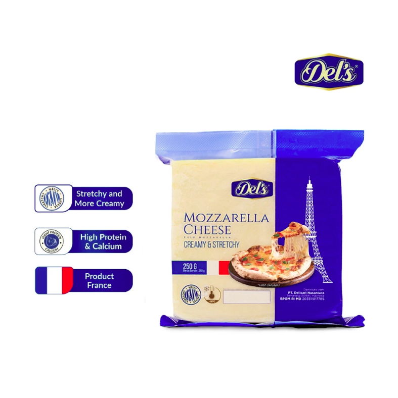 Delisari Nusantara Del's Mozzarella Cheese