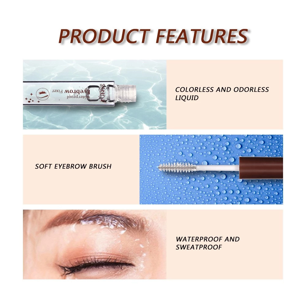 Saniye Eyebrow Gel Fixer & Maskara Transparan M310