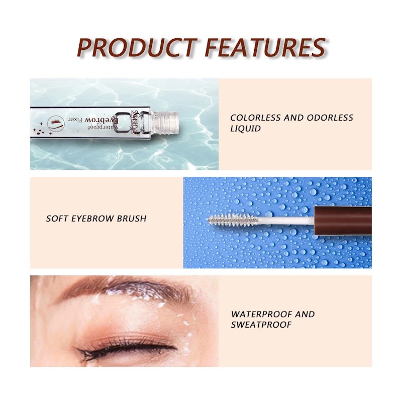 Saniye Eyebrow Gel Fixer & Maskara Transparan 4