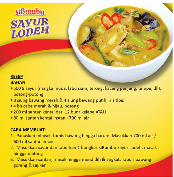 SiBumbu SiBumbu Bumbu Sayur Lodeh