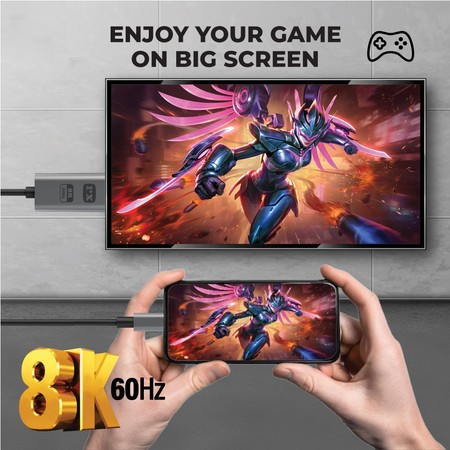PX USB Type-C 3.1 to TV Converter MHA-8K60