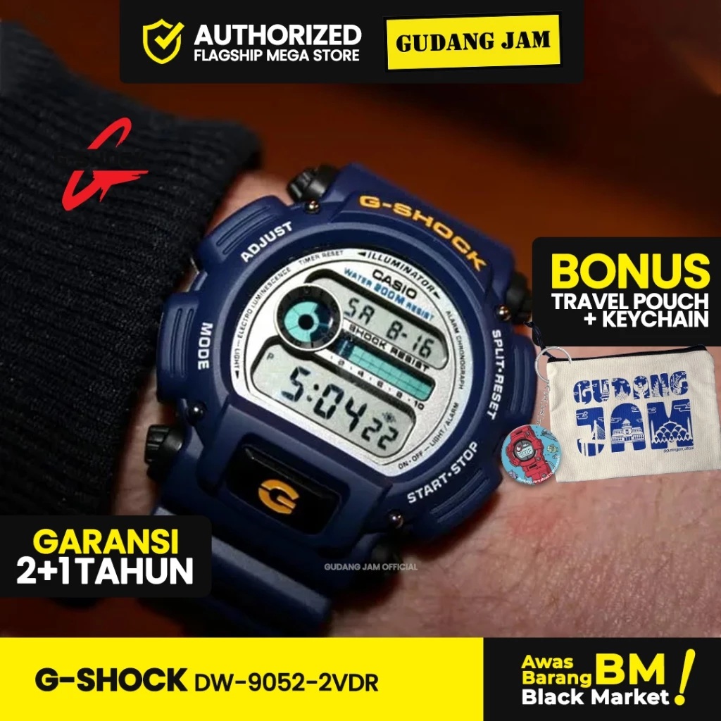 CASIO CASIO G-SHOCK Digital Dial Blue Resin Band DW-9052-2VDR