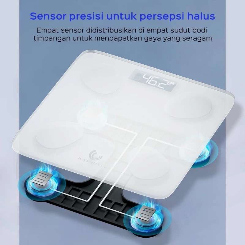  HAN RIVER Smart Body Fat Scale  HRTZC01WT