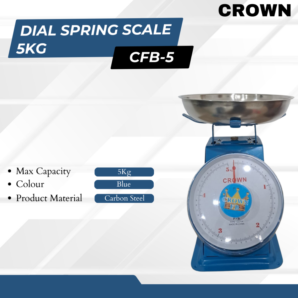  CROWN Timbangan Duduk 5 kg CFB-5