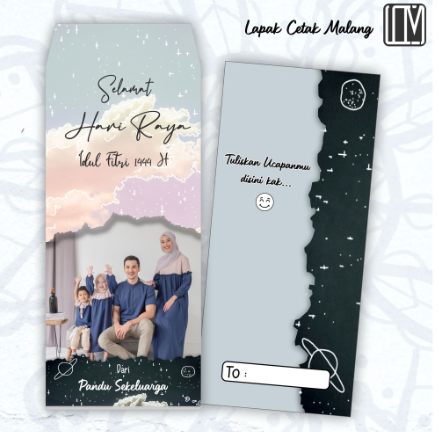 Lapak Cetak Malang Amplop Lebaran Custom Foto