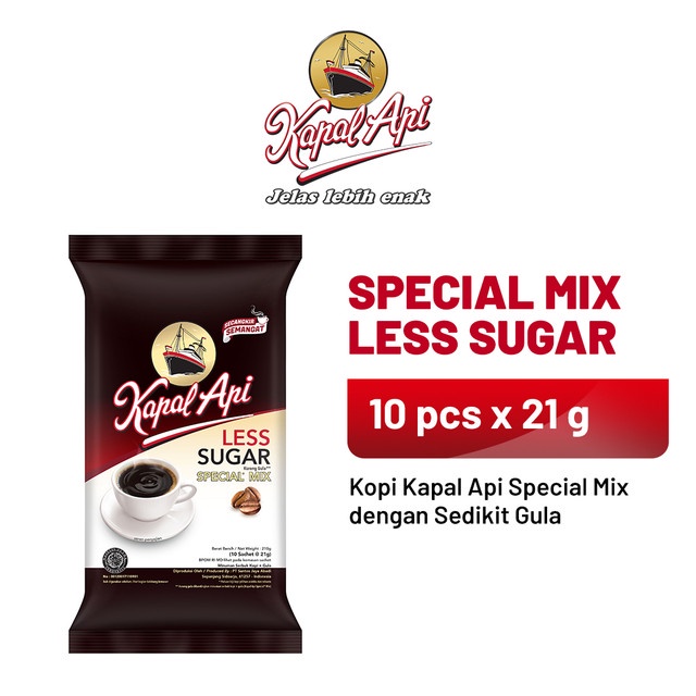 Kapal Api Less Sugar 4
