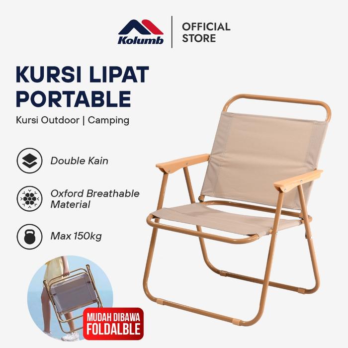  Kolumb Portable Outdoor Foldable Chair Carbon Steel YDF2020