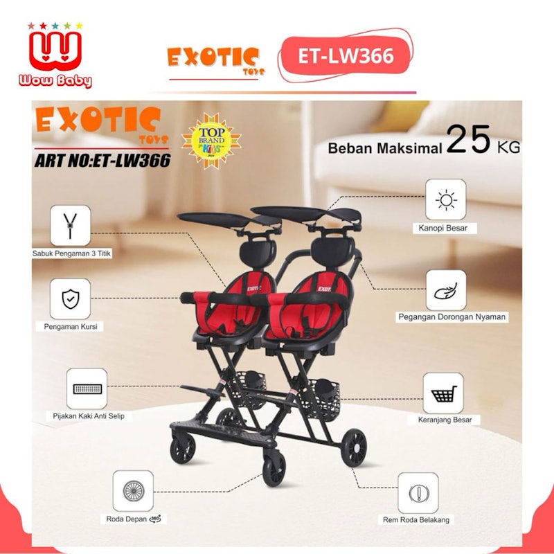 Exotic Twin Magic Stroller 2