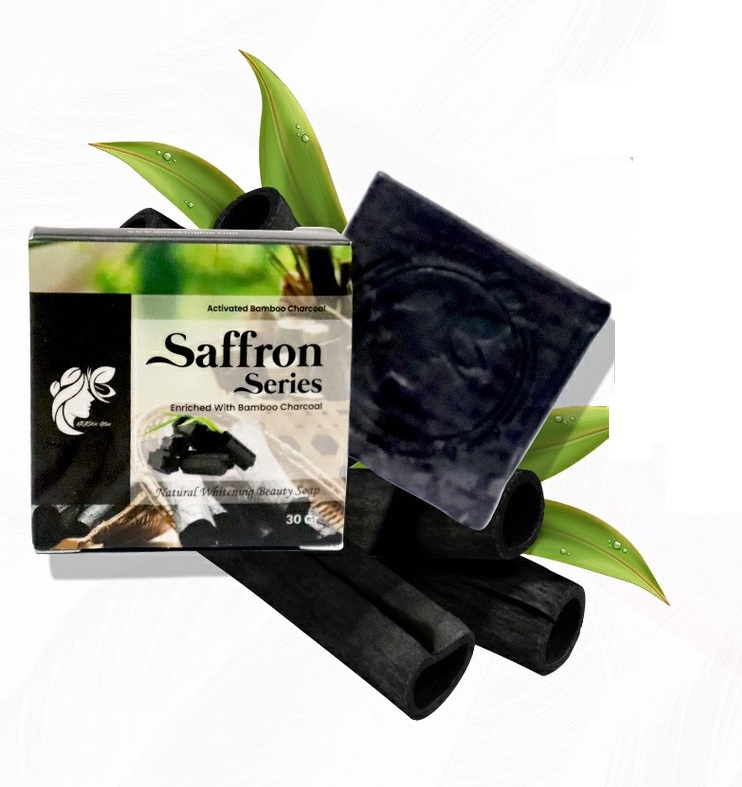 Sabun Saffron with Extract Bamboo Charcoal