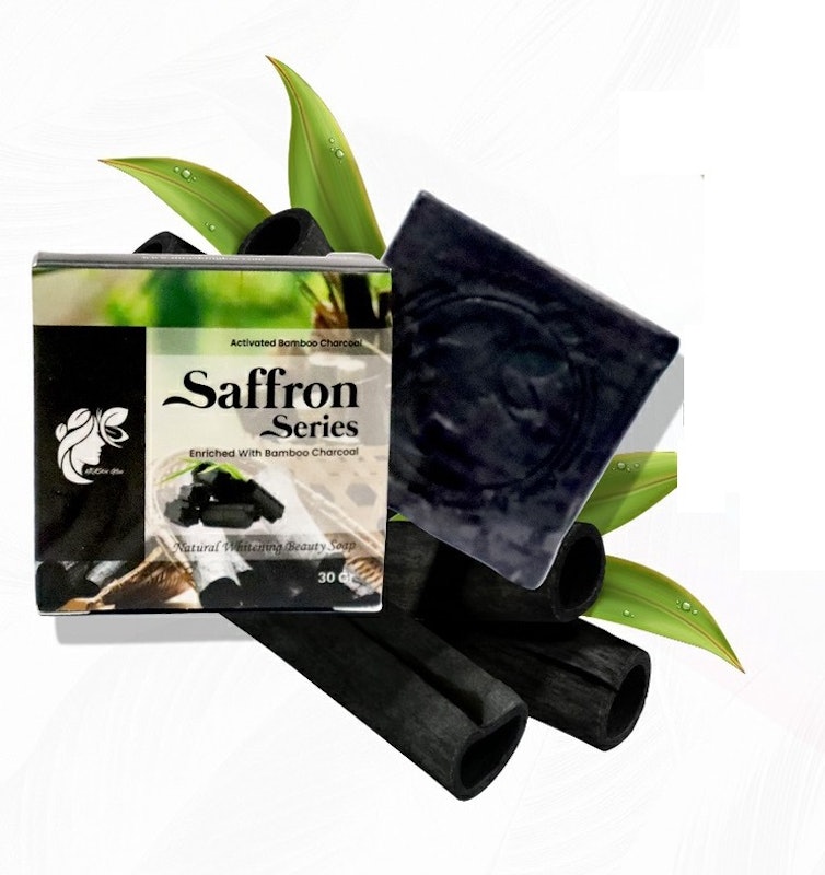 Sabun Saffron with Extract Bamboo Charcoal 1