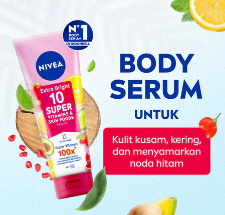 Beiersdorf Indonesia NIVEA Extra Bright 10 Super Vitamins & Skin Foods