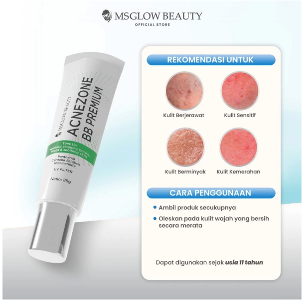 Kosmetika Cantik Indonesia MS Glow Acne BB Premium