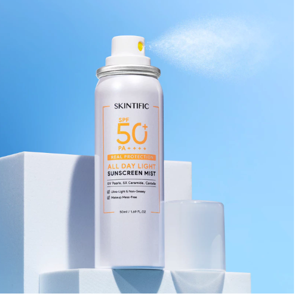 SKINTIFIC Cosmetics SKINTIFIC All Day Light Sunscreen Mist SPF 50+ PA++++