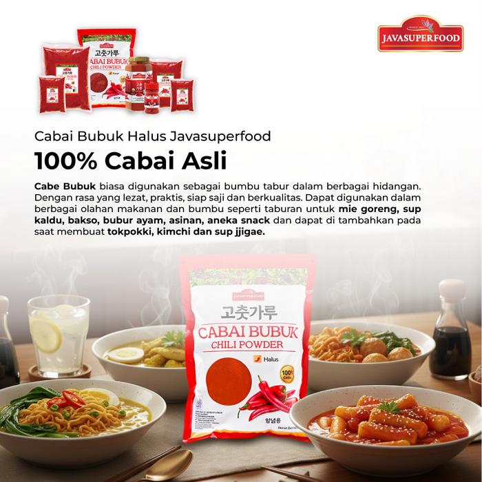  Java Super Food Cabai Bubuk Korea