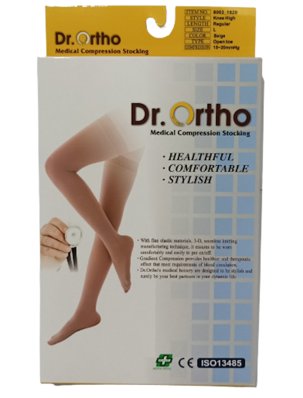 Dr. Ortho Under Knee Stocking Open Toes 2