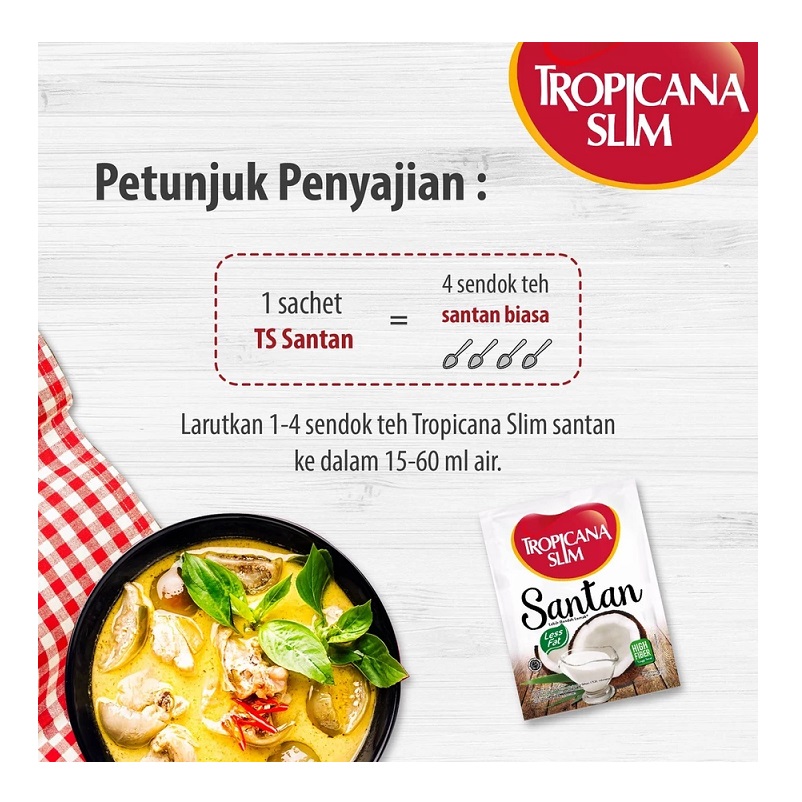Nutrifood Tropicana Slim Santan Less Fat